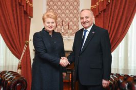 Președintele Republicii Lituania, Dalia Grybauskaitė, a întreprins o vizită oficială în Republica Moldova