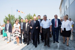 Președintele Timofti a participat la inaugurarea fabricii de Producere a peleților din Biomasă din satul Pașcani, Criuleni