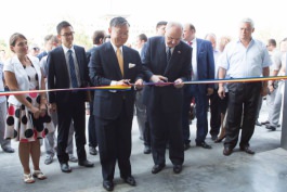 Moldovan president attends inauguration of biomass pellets production factory 