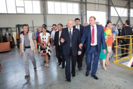 Moldovan president attends inauguration of biomass pellets production factory 