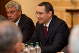 Convorbiri la Chișinău între președintele Timofti și premierul român, Victor Ponta