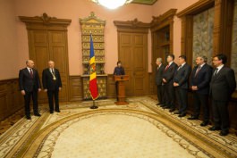 Members of new government take oath before Moldovan president