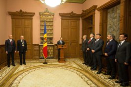 Members of new government take oath before Moldovan president